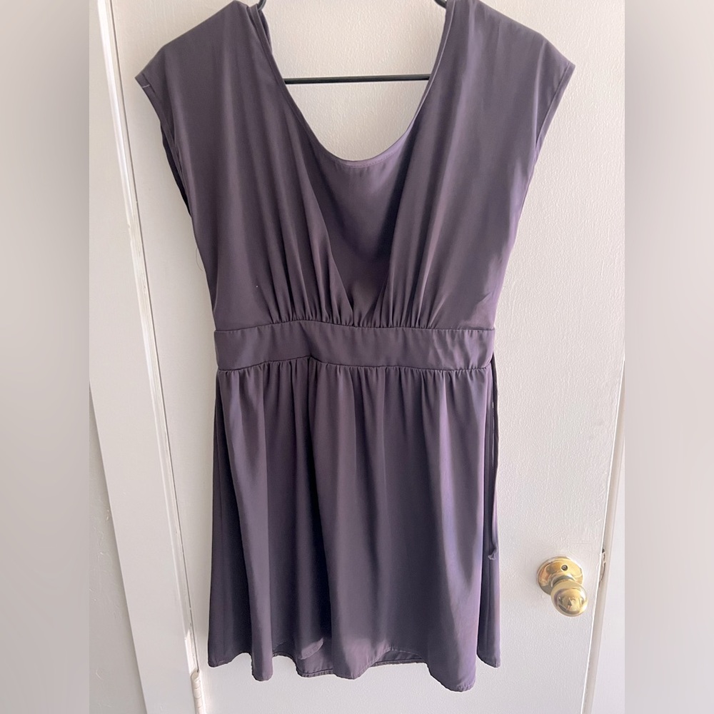 Beautiful, dusty purple cocktail dress
